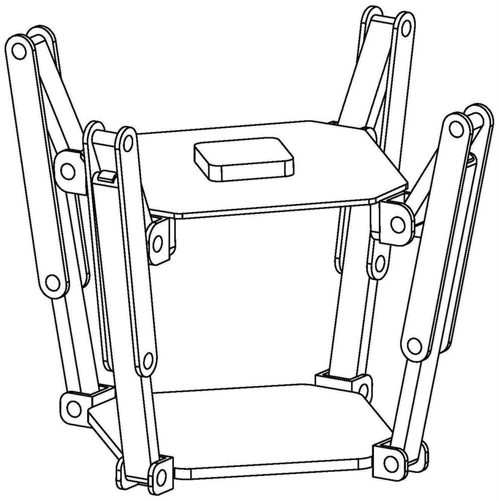 Series-parallel self-adaptive undercarriage of unmanned aerial vehicle