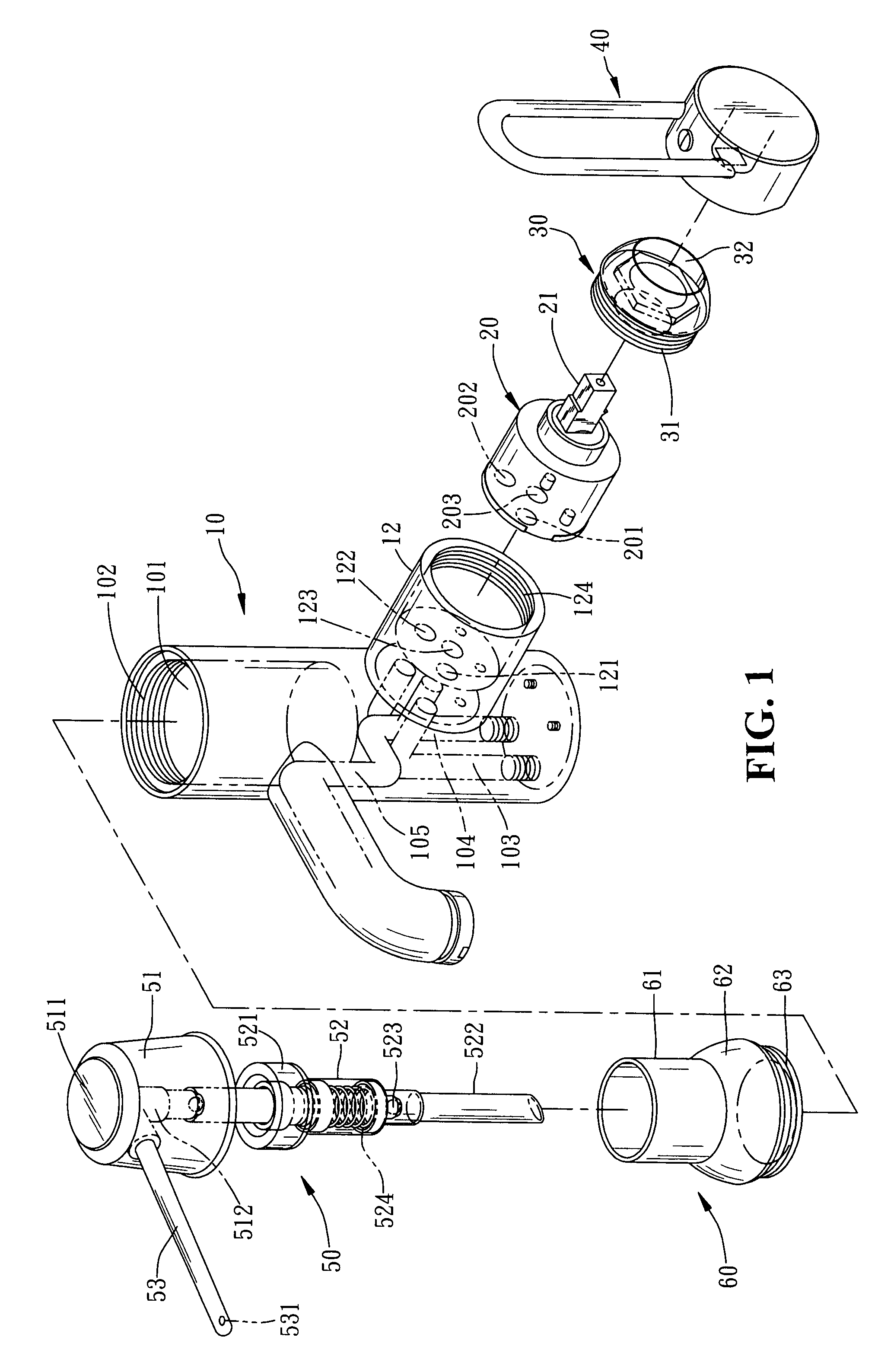 Soap-dispensing faucet structure