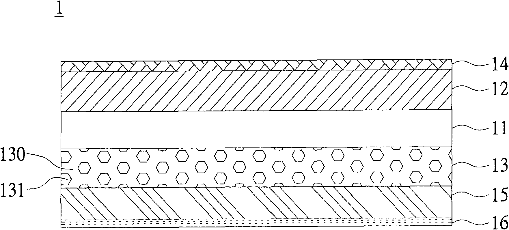 Conducting film integrated structure