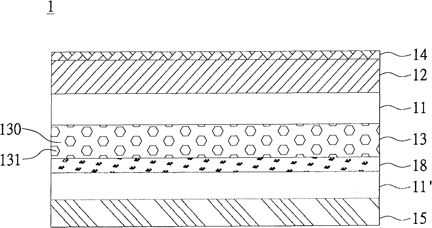 Conducting film integrated structure