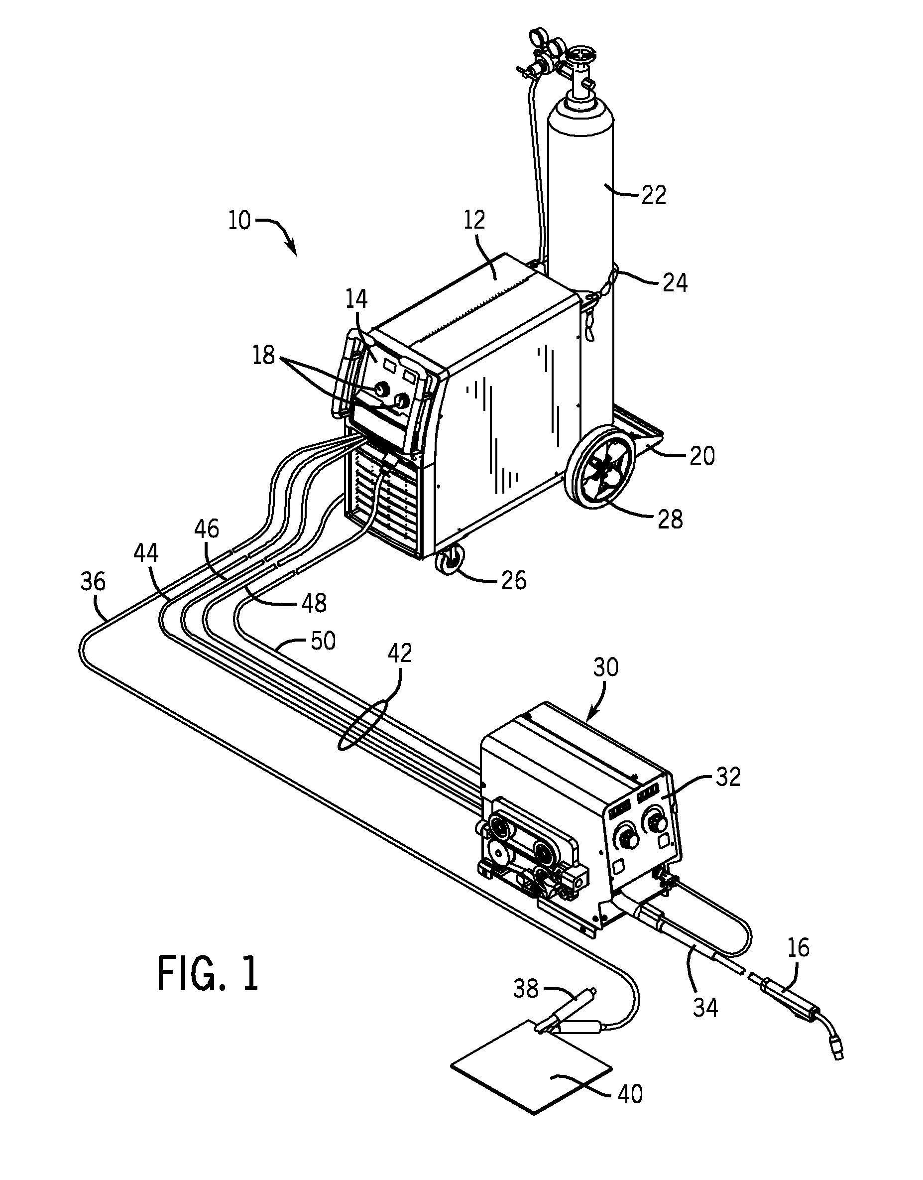 Belt drive for feeding welding wire