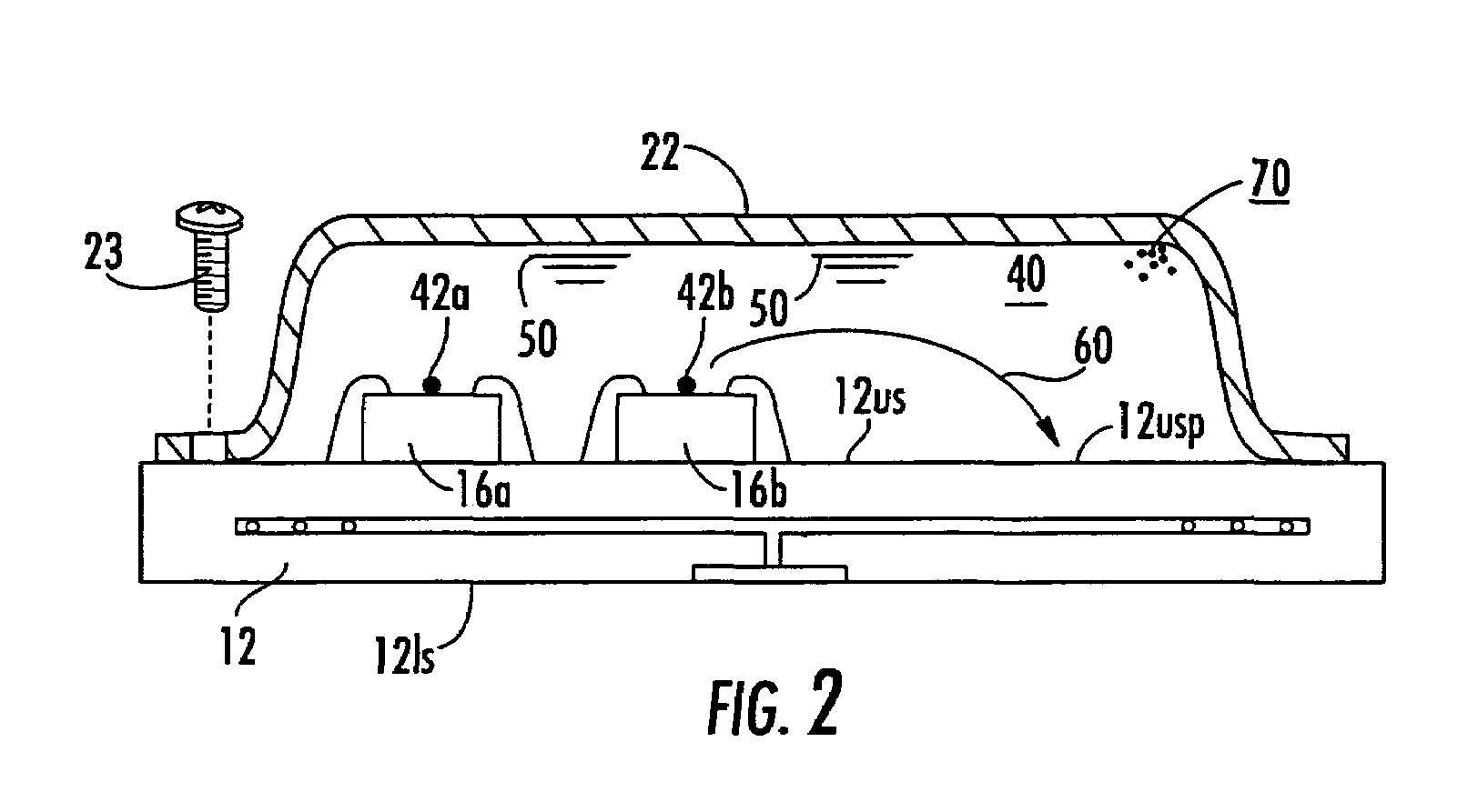 Parallel cooling of heat source mounted on a heat sink by means of liquid coolant