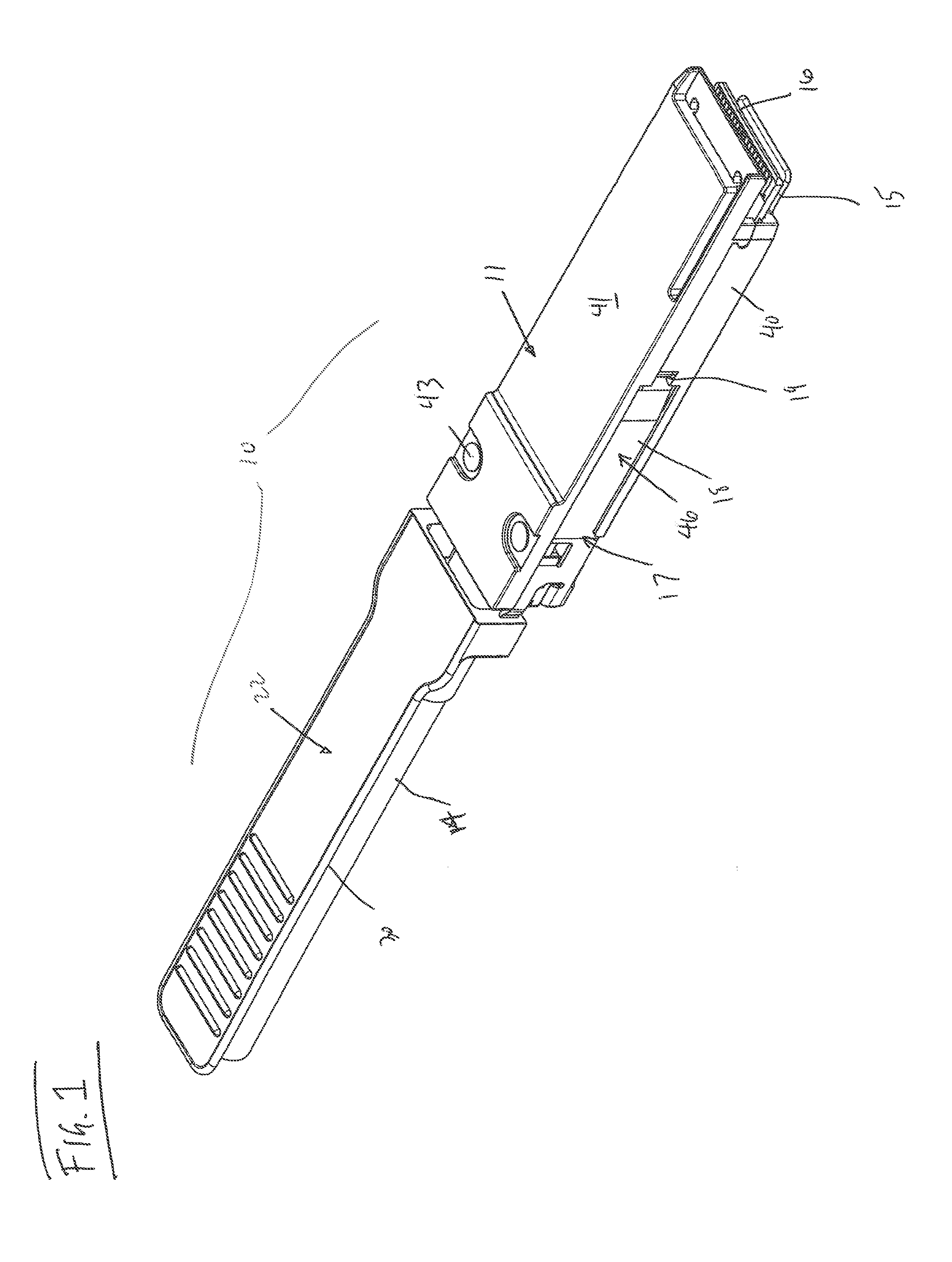 Connector latch actuator with improved torsional resistance