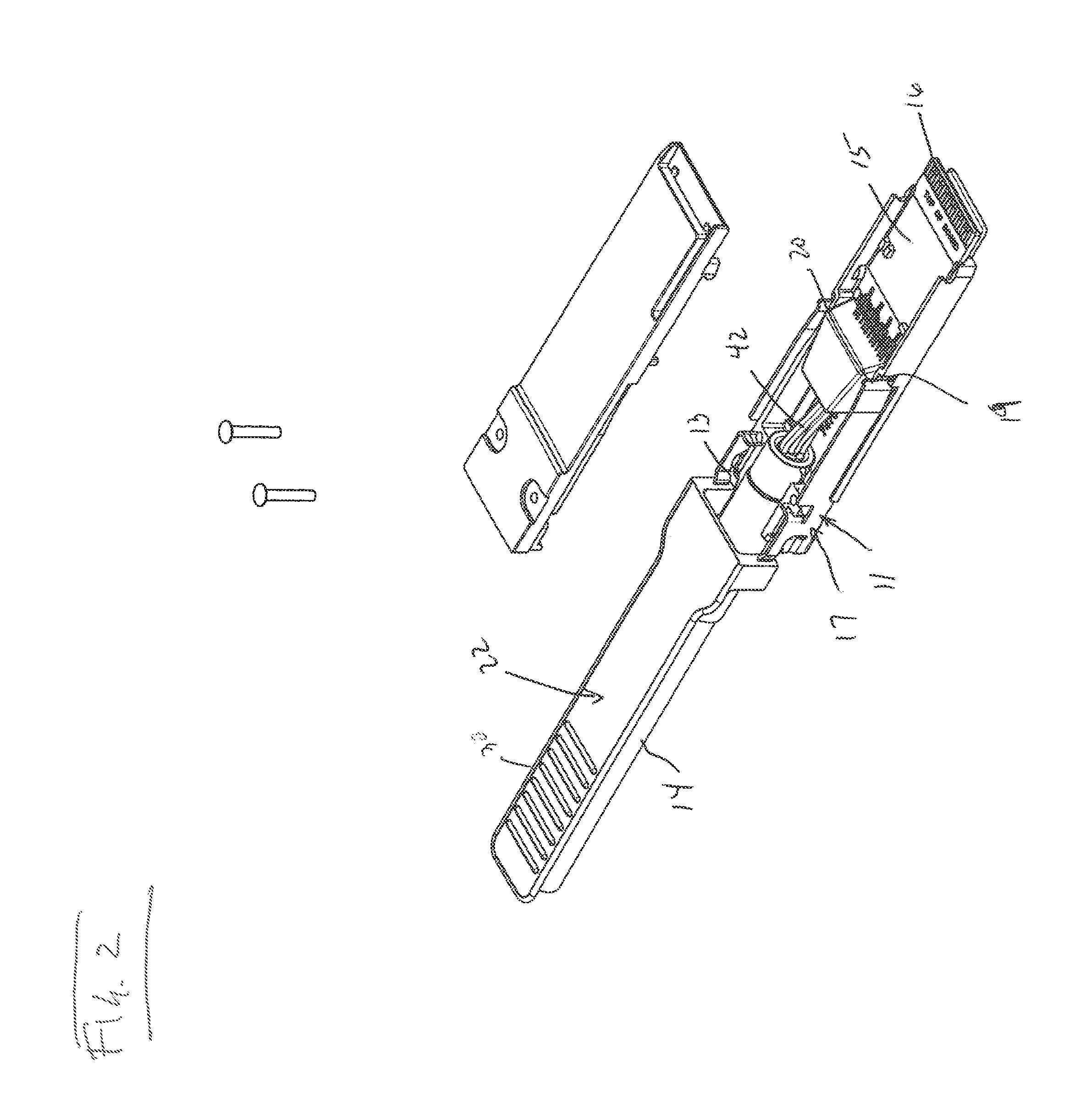 Connector latch actuator with improved torsional resistance