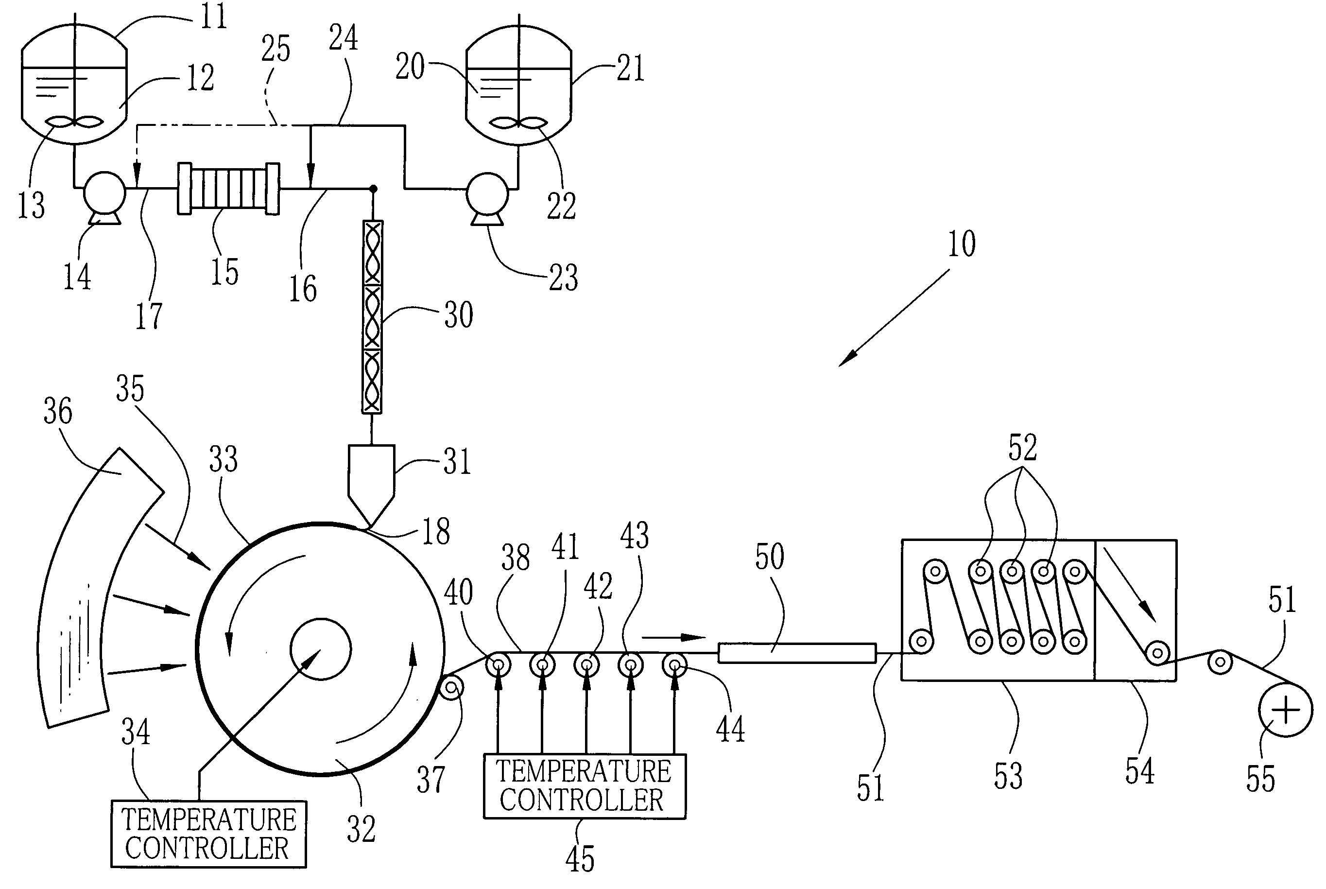 Solution casting method and polymer film