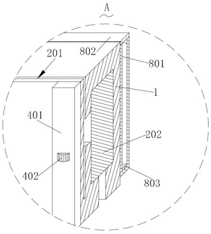 Flatness detection device for wall decoration