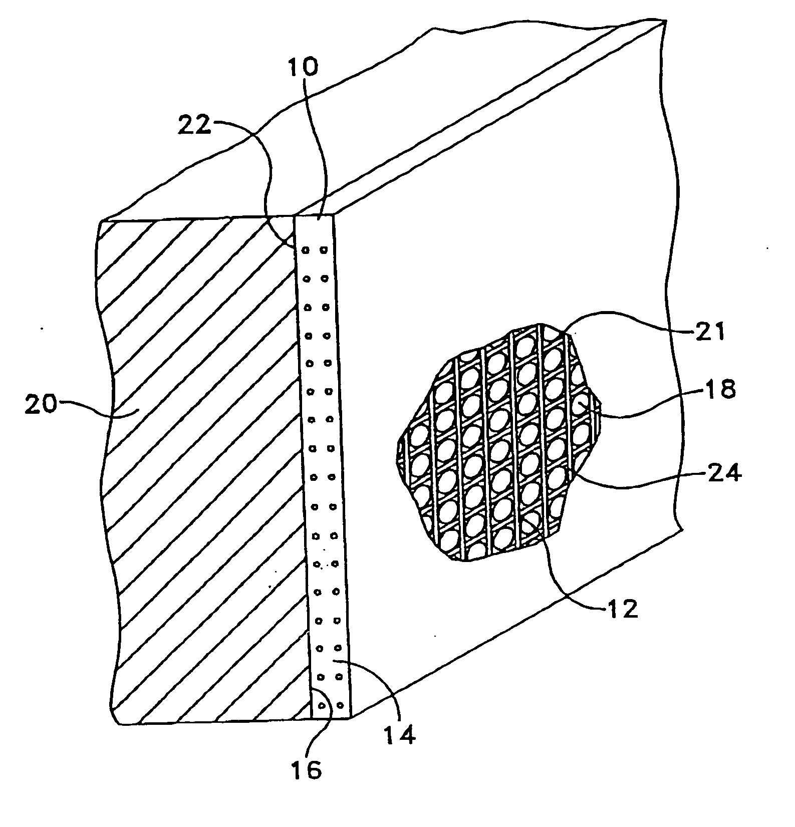 Inorganic matrix-fabric system and method