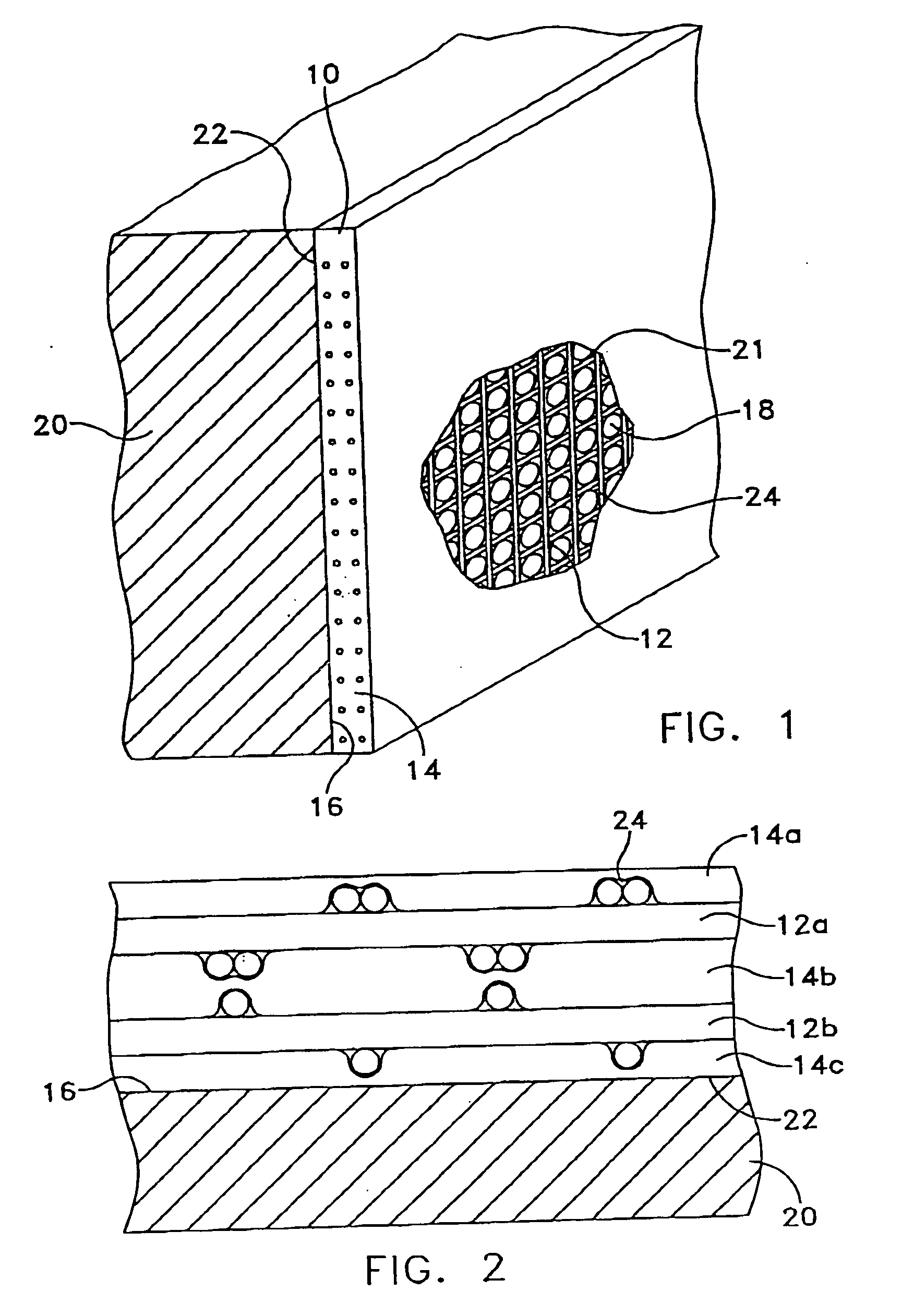 Inorganic matrix-fabric system and method