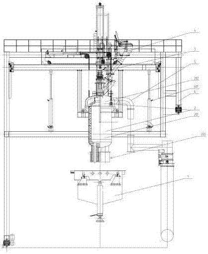 Vacuum circular smelting device, medium-frequency induction smelting furnace system and method