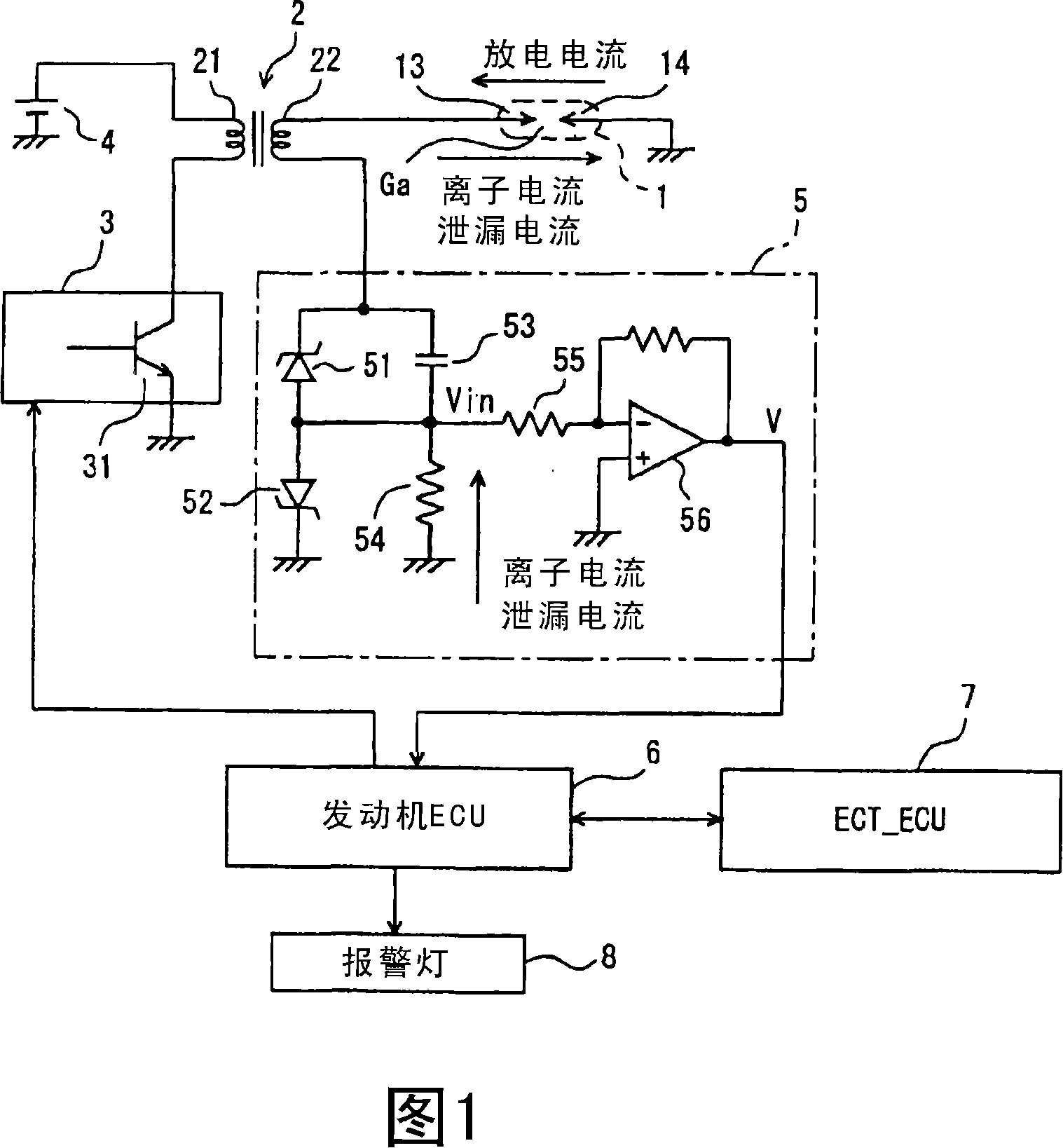 Internal combustion ignition device