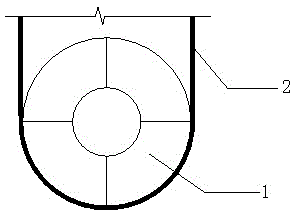 Moving method of carbon dioxide gas cylinders for pile splicing welding along with pile machine