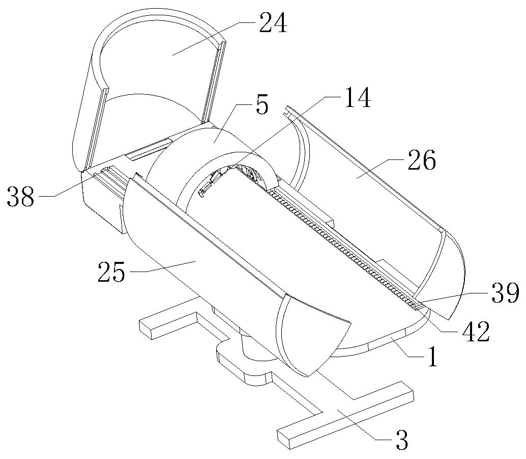 Mobile medical care cabin for urgent wound suture