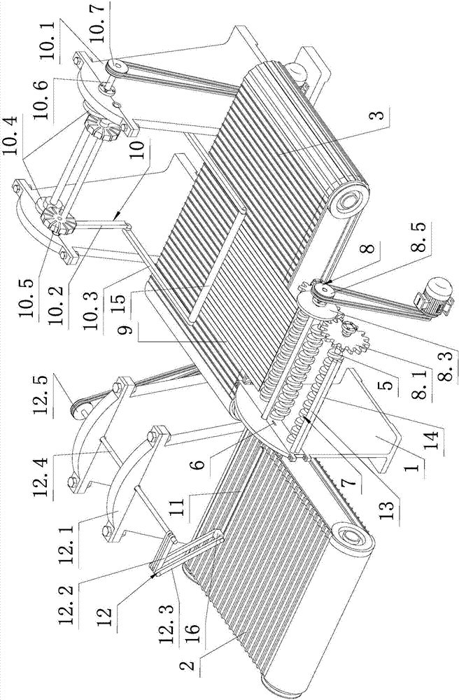 Bamboo split weaving machine