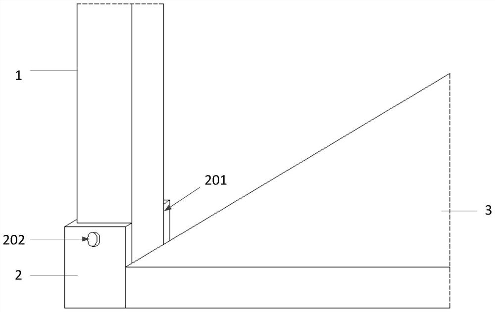 Vehicle-mounted guardrail and vehicle