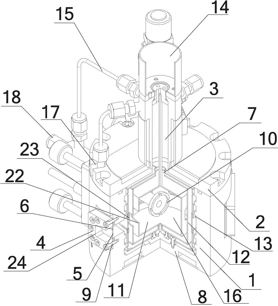 A kind of X-ray high temperature and high pressure catalytic reactor