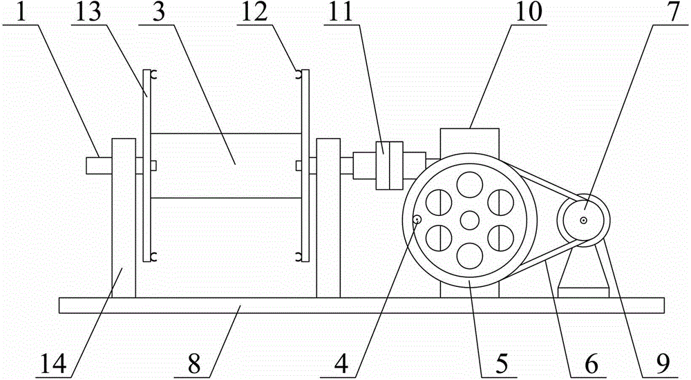 Electric cable reel installation