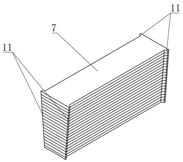 Stator for birotor generator and manufacturing process of stator