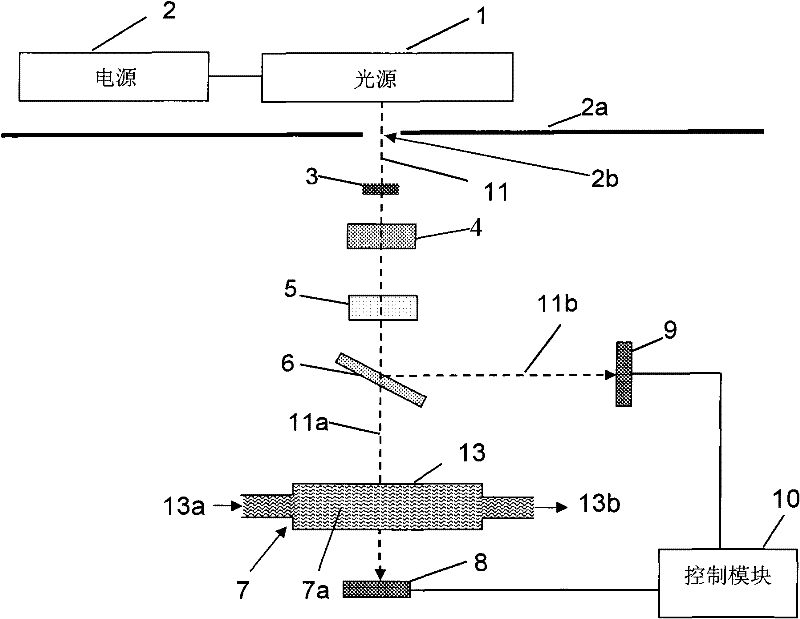 Real-time on-line adsorption detection system