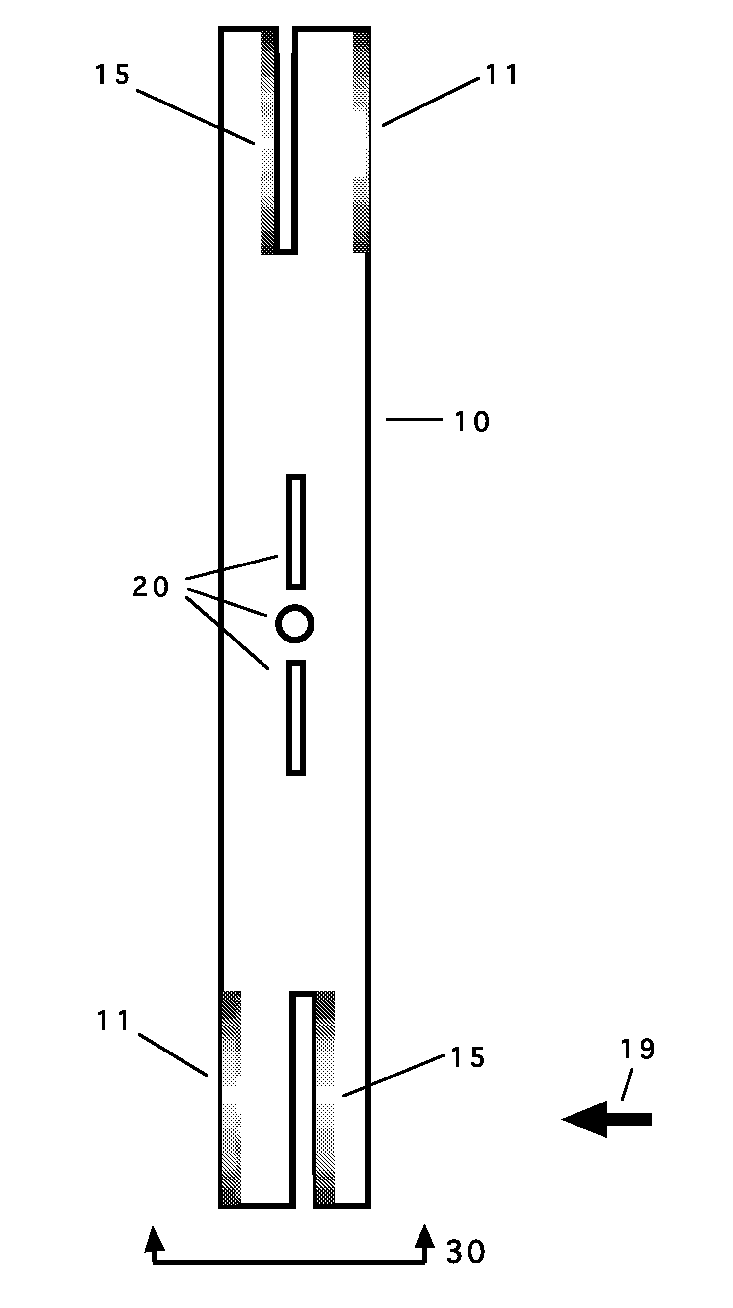 Rotary mower blade integrating aerodynamic elements.