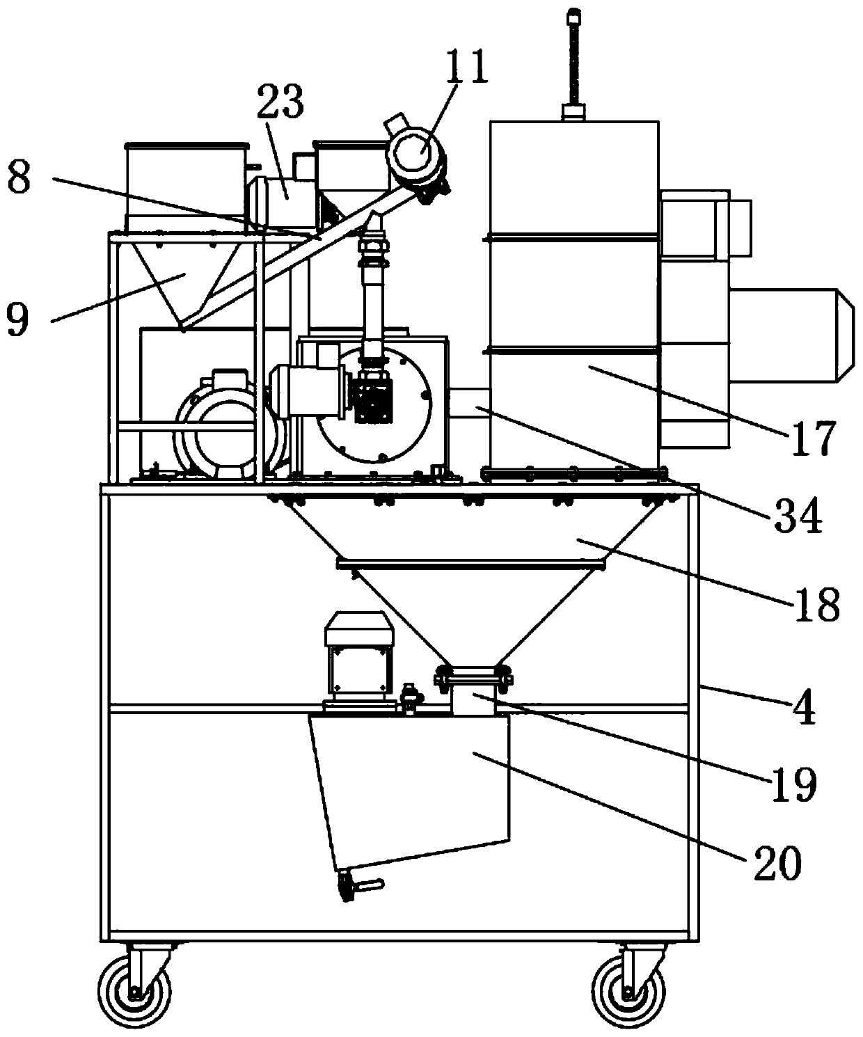 Automatic garbage recovery device and recovery method thereof