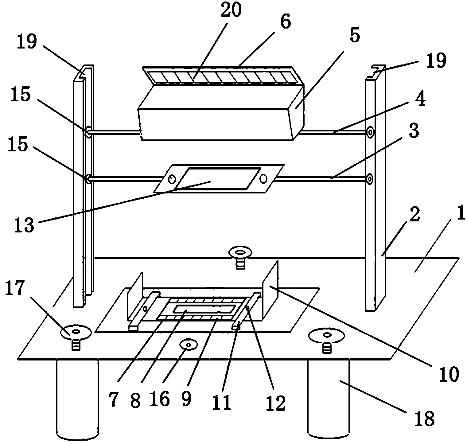 Device for creating rat spinal-cord blast injury model