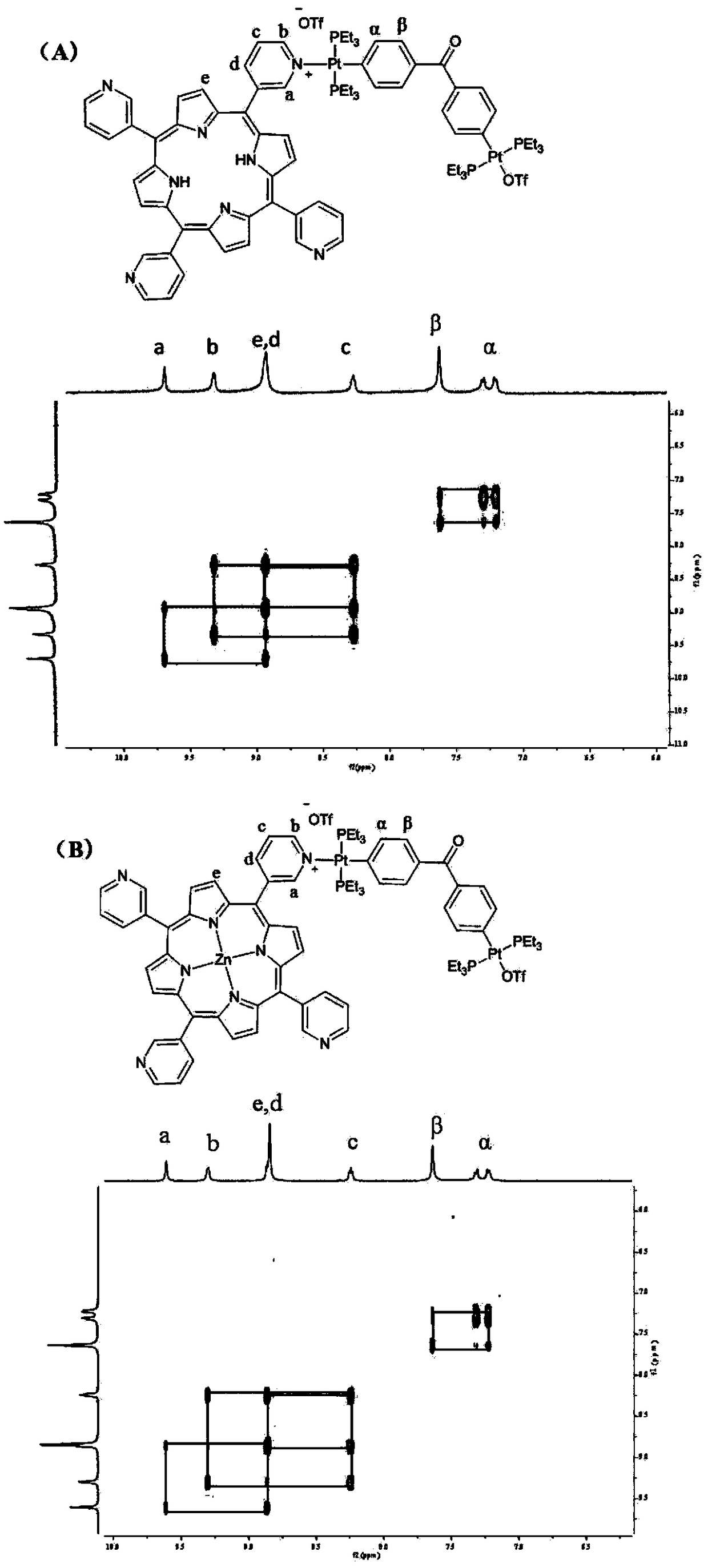 Medicine for photodynamic therapy and chemotherapy of cancer and preparation method thereof