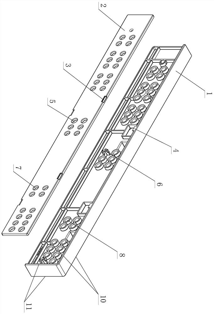 Auxiliary assembly structure for sliding rail