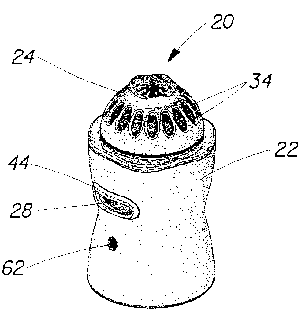 Apparatus and method for deodorizing and/or freshening air