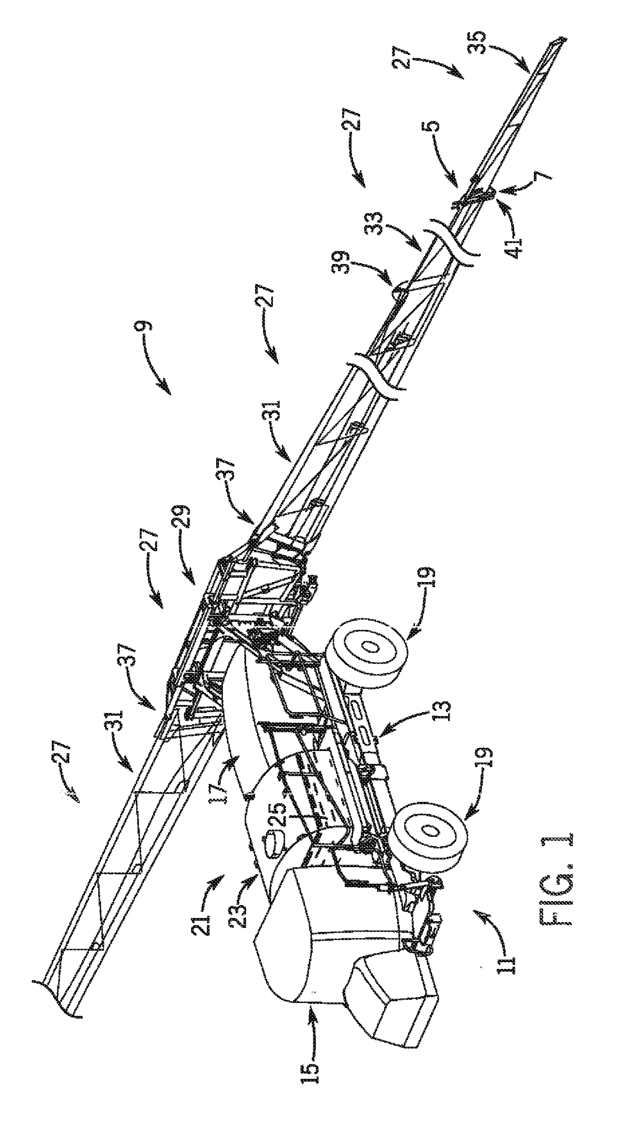 Guide System For Breakaway Cables Of Agricultural Sprayer Booms