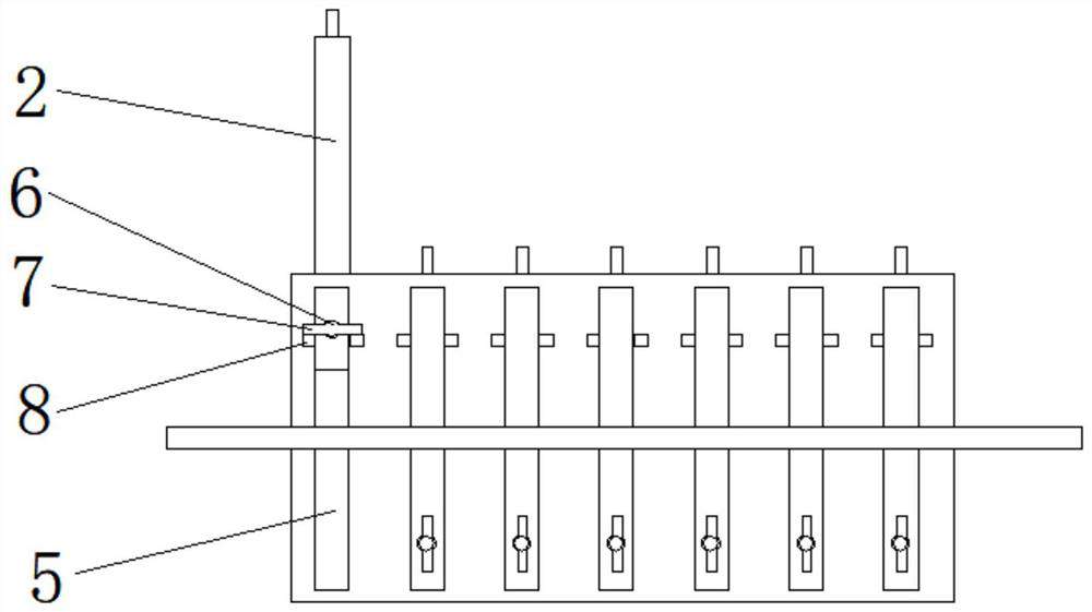 An electric tool box that is convenient for taking and placing various types of tools