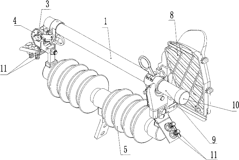 High-voltage-dropout-type fuse cutout