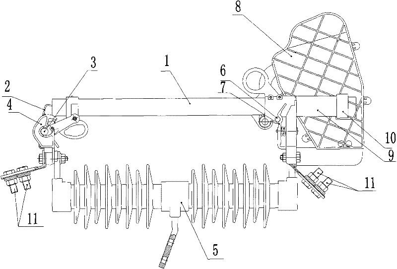 High-voltage-dropout-type fuse cutout