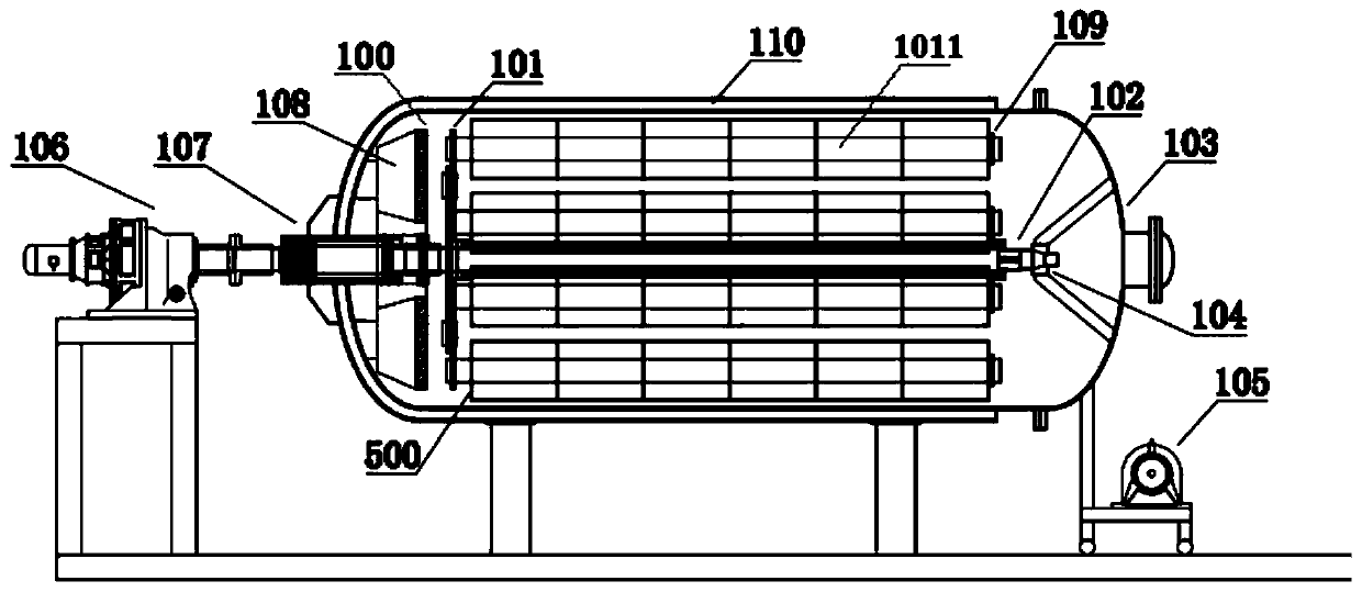 Fiber heat treatment reaction device, heat treatment system and heat treatment method