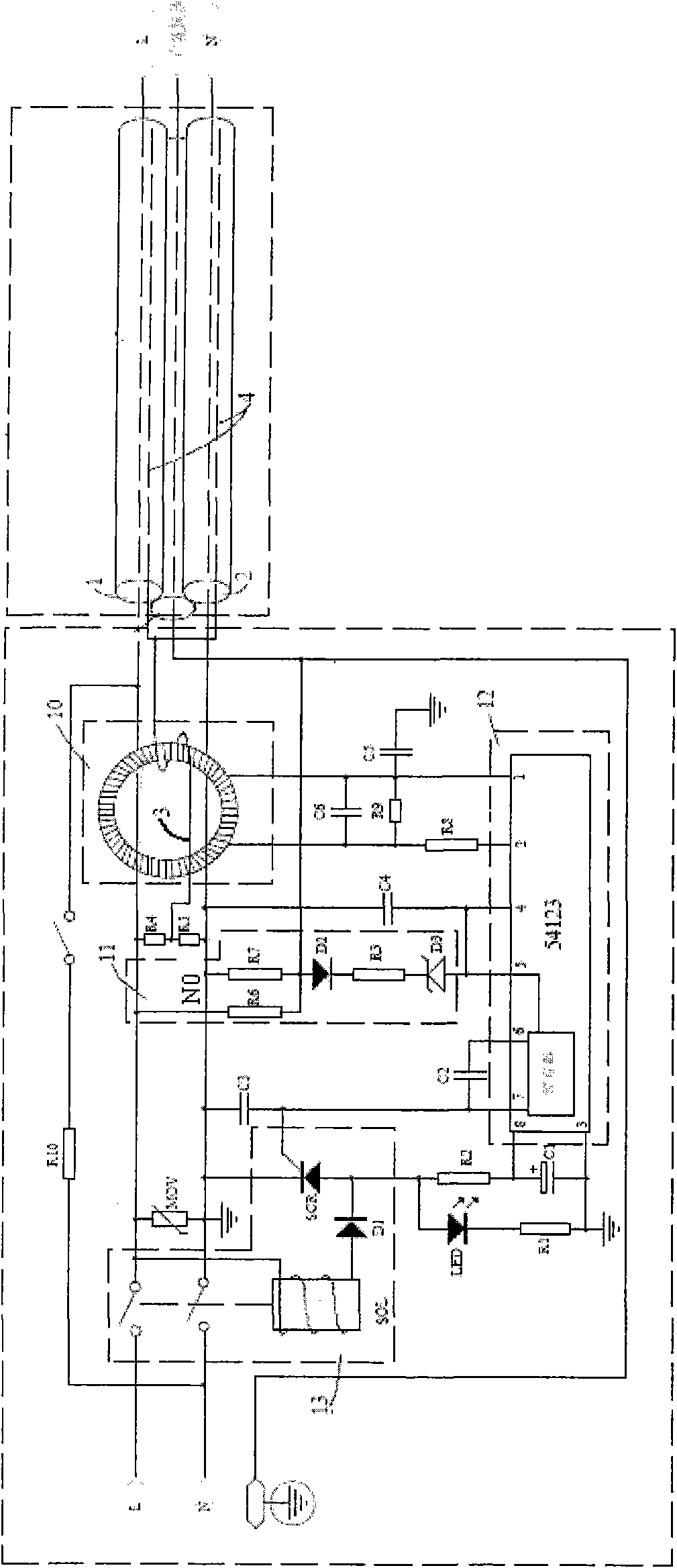 Electric leakage detection protector