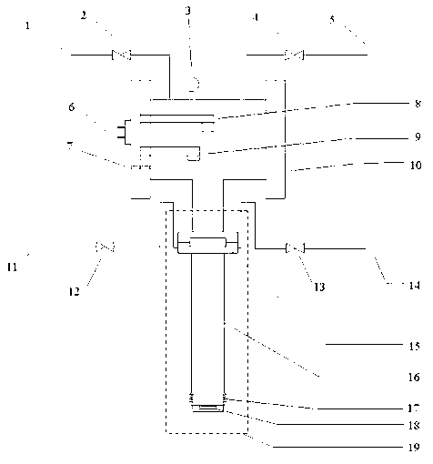 Vacuum cavity for tunable diode laser absorption spectroscopy (TDLAS) temperature measurement and calibration