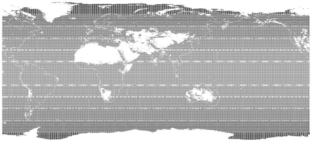 Service region scheduling method and system of low-orbit constellation satellite communication system