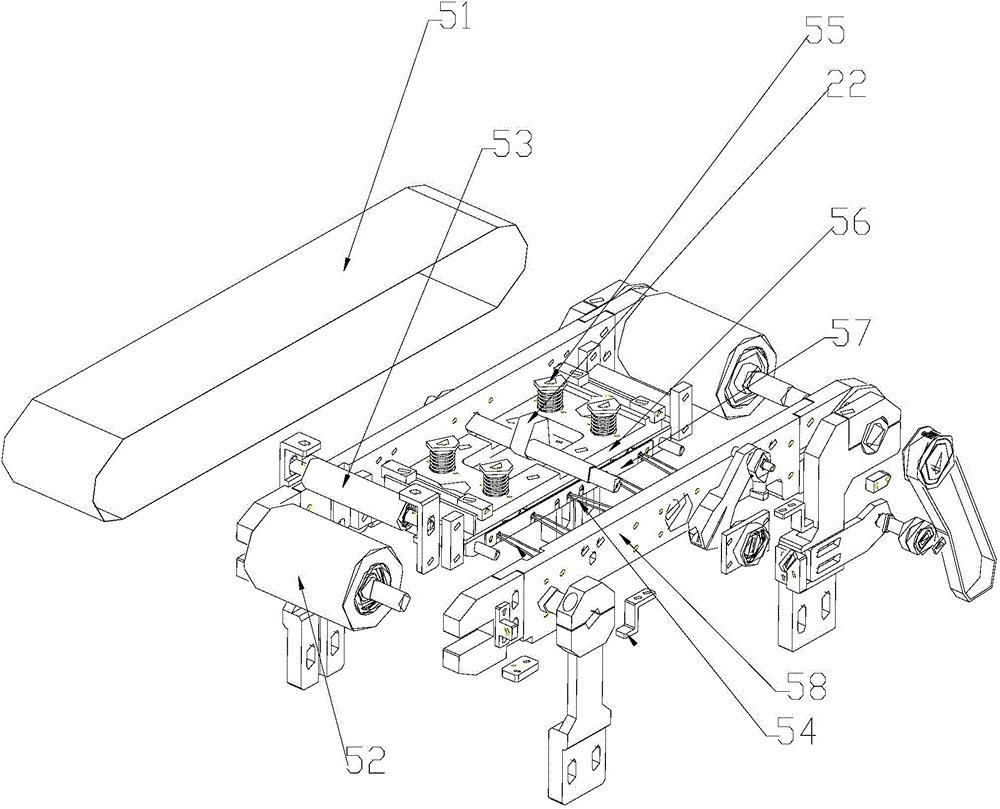 Device for beautifying transparent thermal shrinking films of cigarette packets and application of device