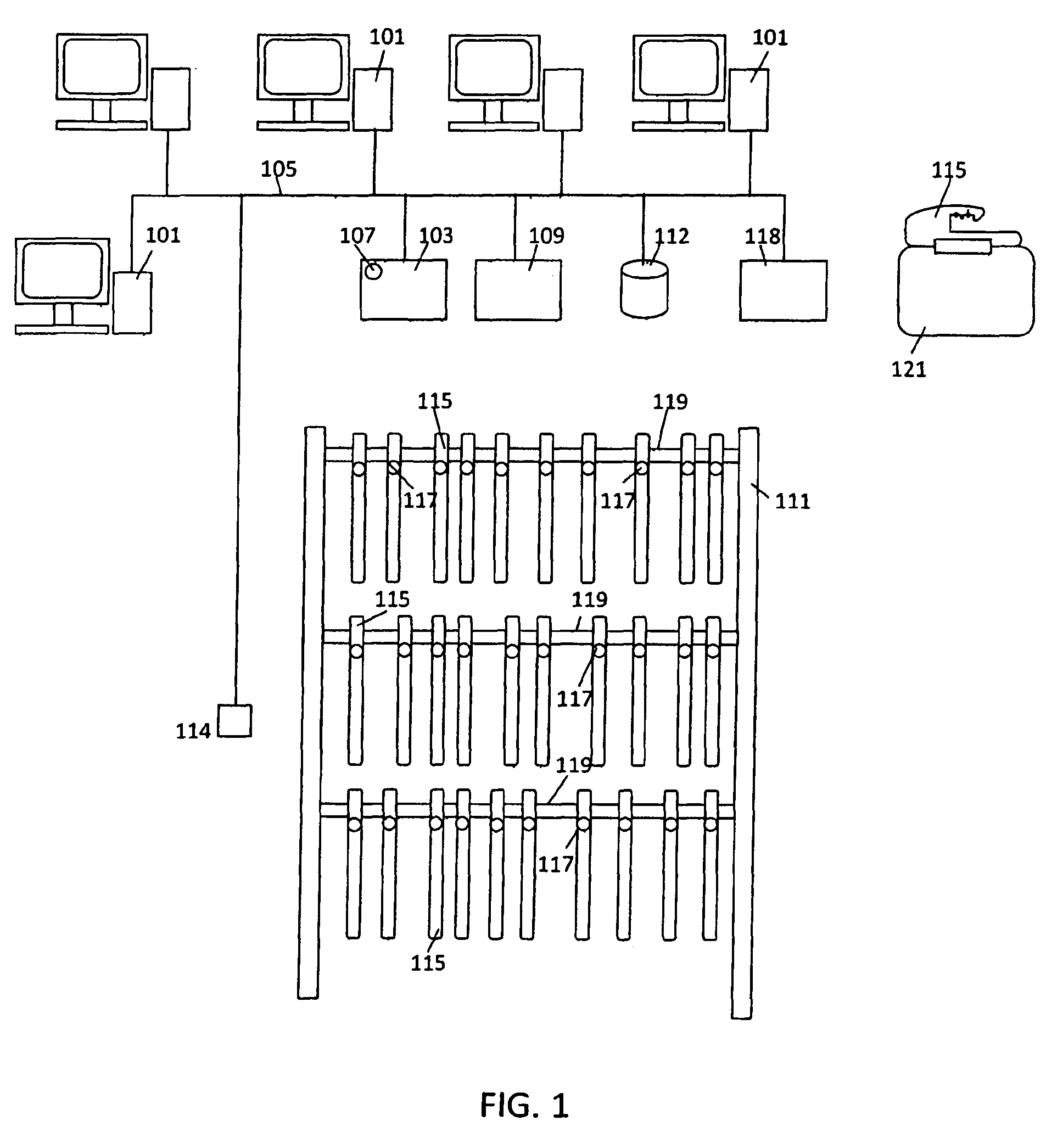 Product storage and retrieval system