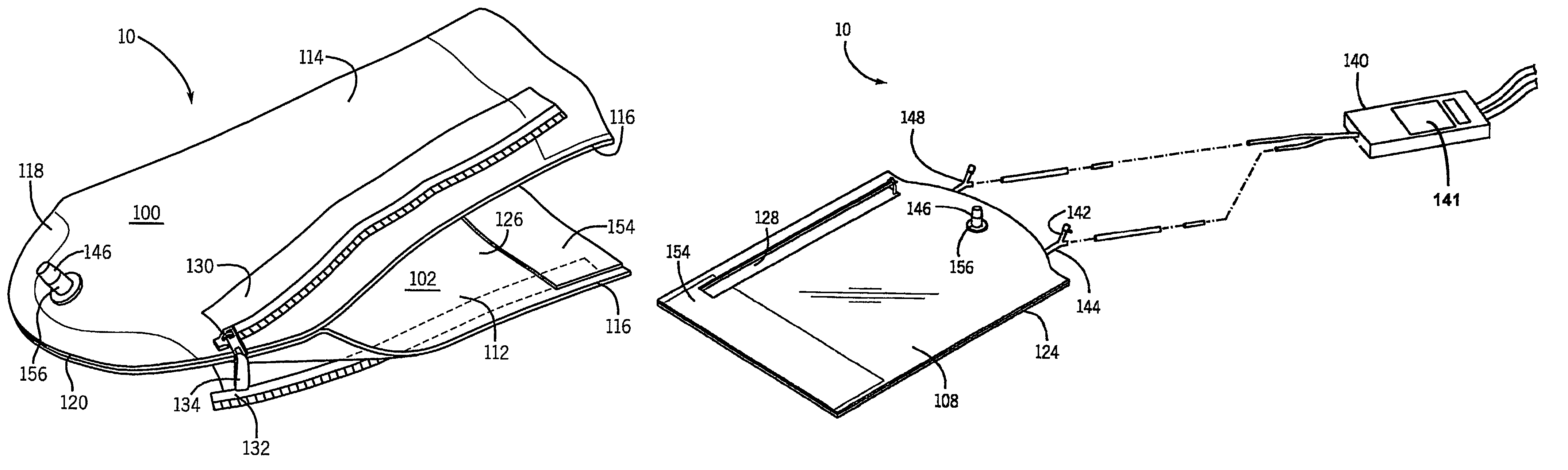 Inflatable compression dressing