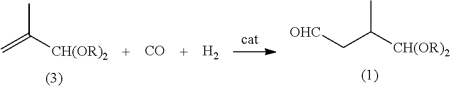 Preparation method of lycopene intermediate 3-methyl-4,4-dialkoxy-1-butaldehyde