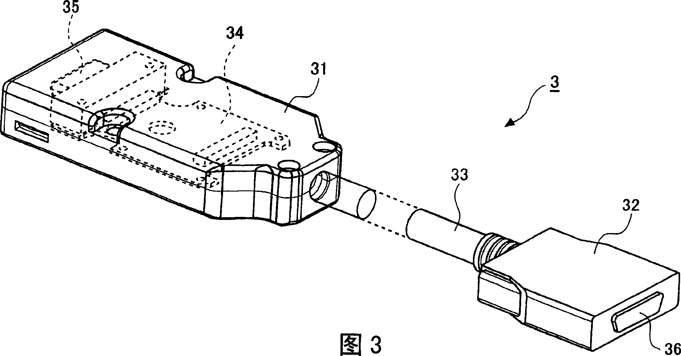 Sensor cable and amplifier-separated type sensor with the cable