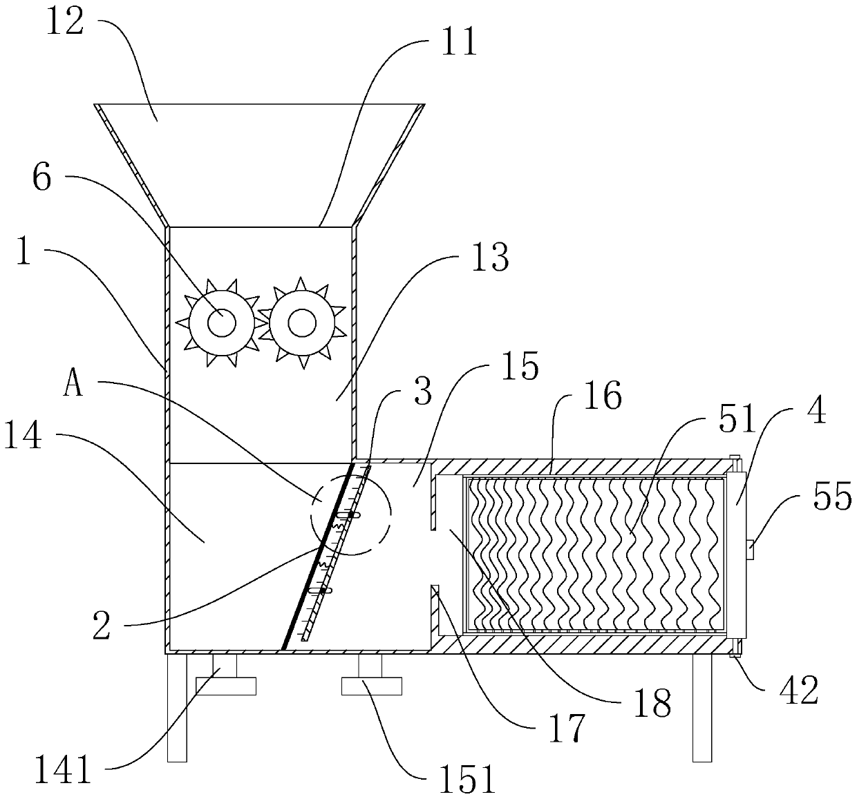 Building sewage treatment equipment