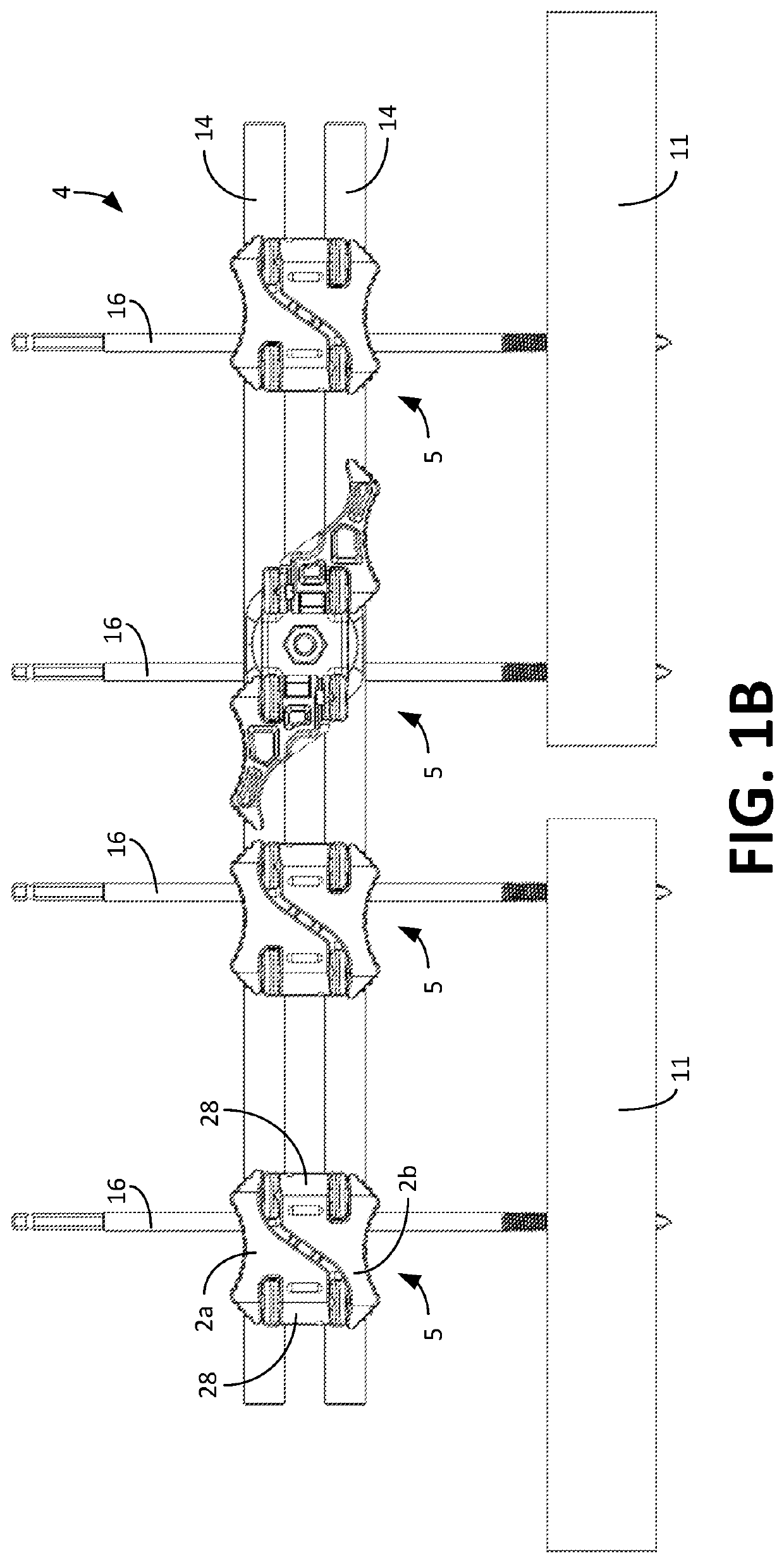 Universal clamp apparatus for bone fixation device