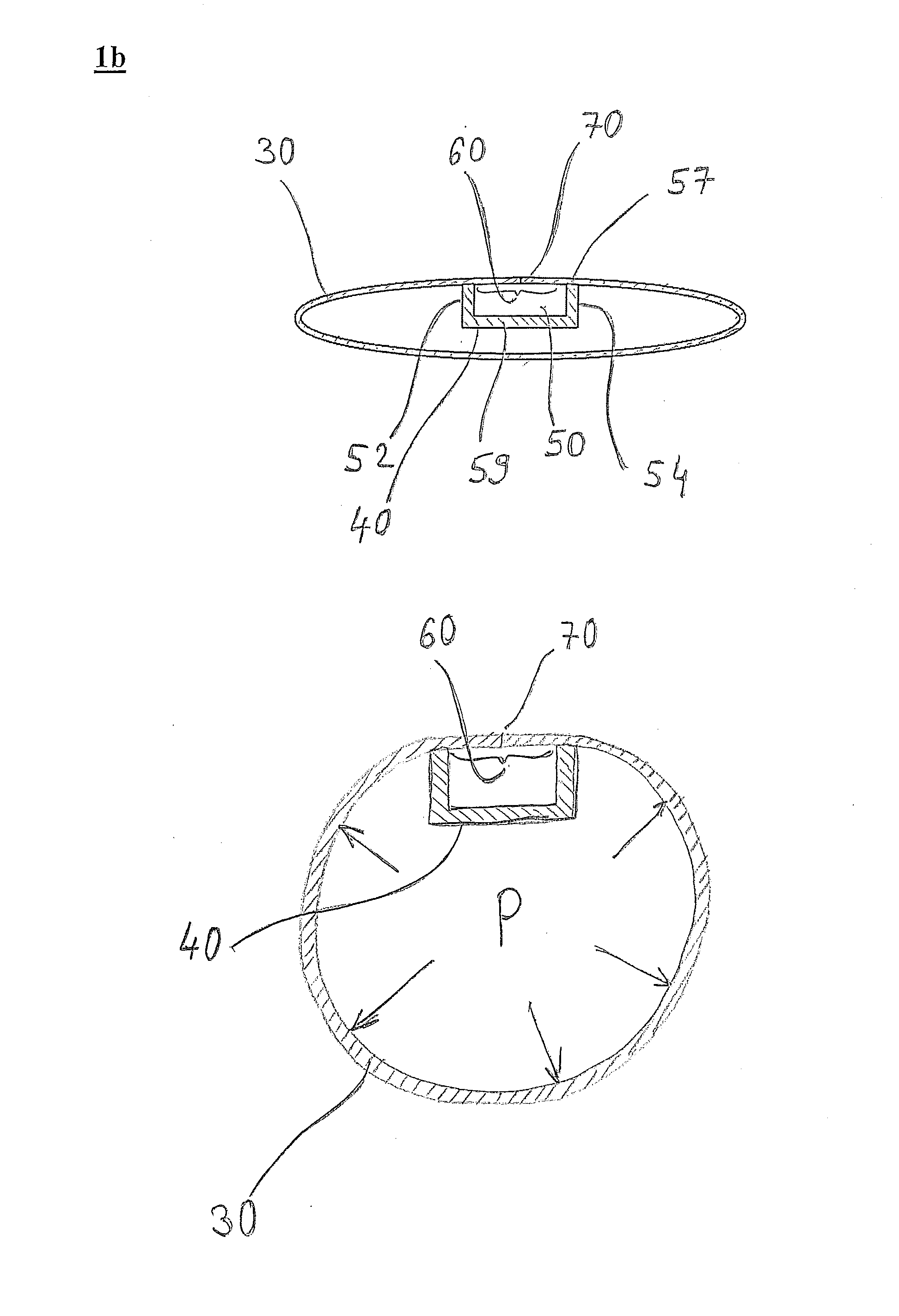 Integral drip irrigation emitter with an easy spreadable exit pool