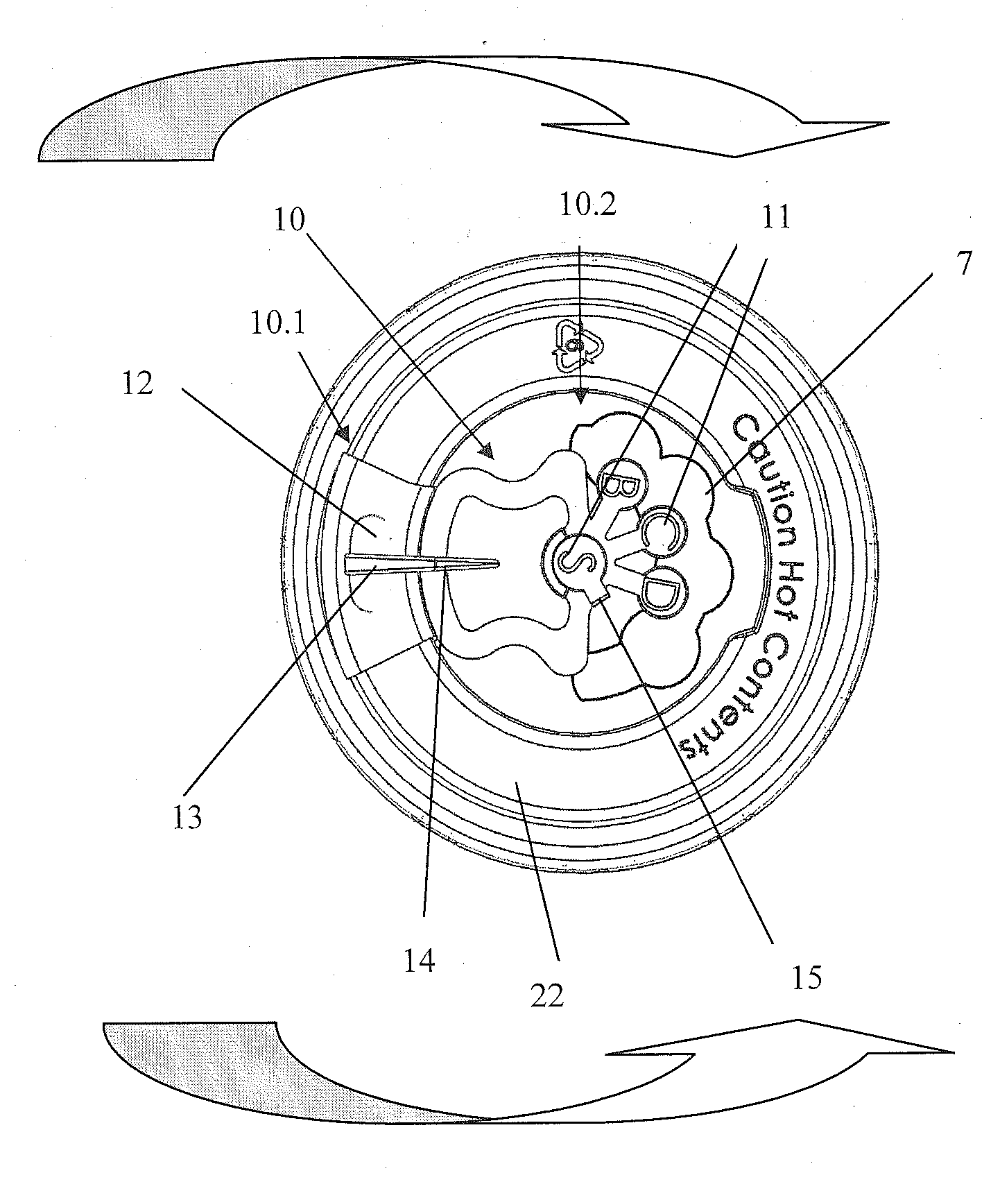 Lid for a container with a slider