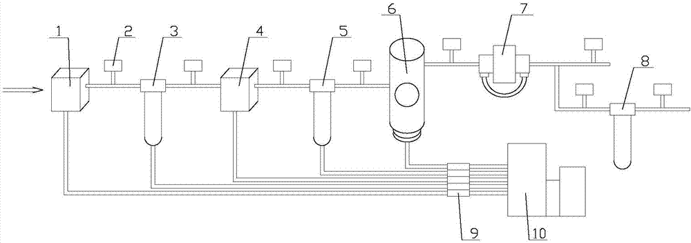 Internet-of-things-based compressed air purifying system having monitoring function