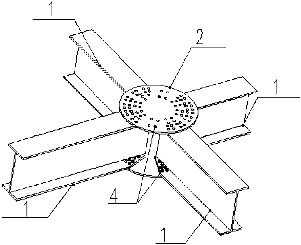 Reinforced aluminum alloy joint for connecting plates