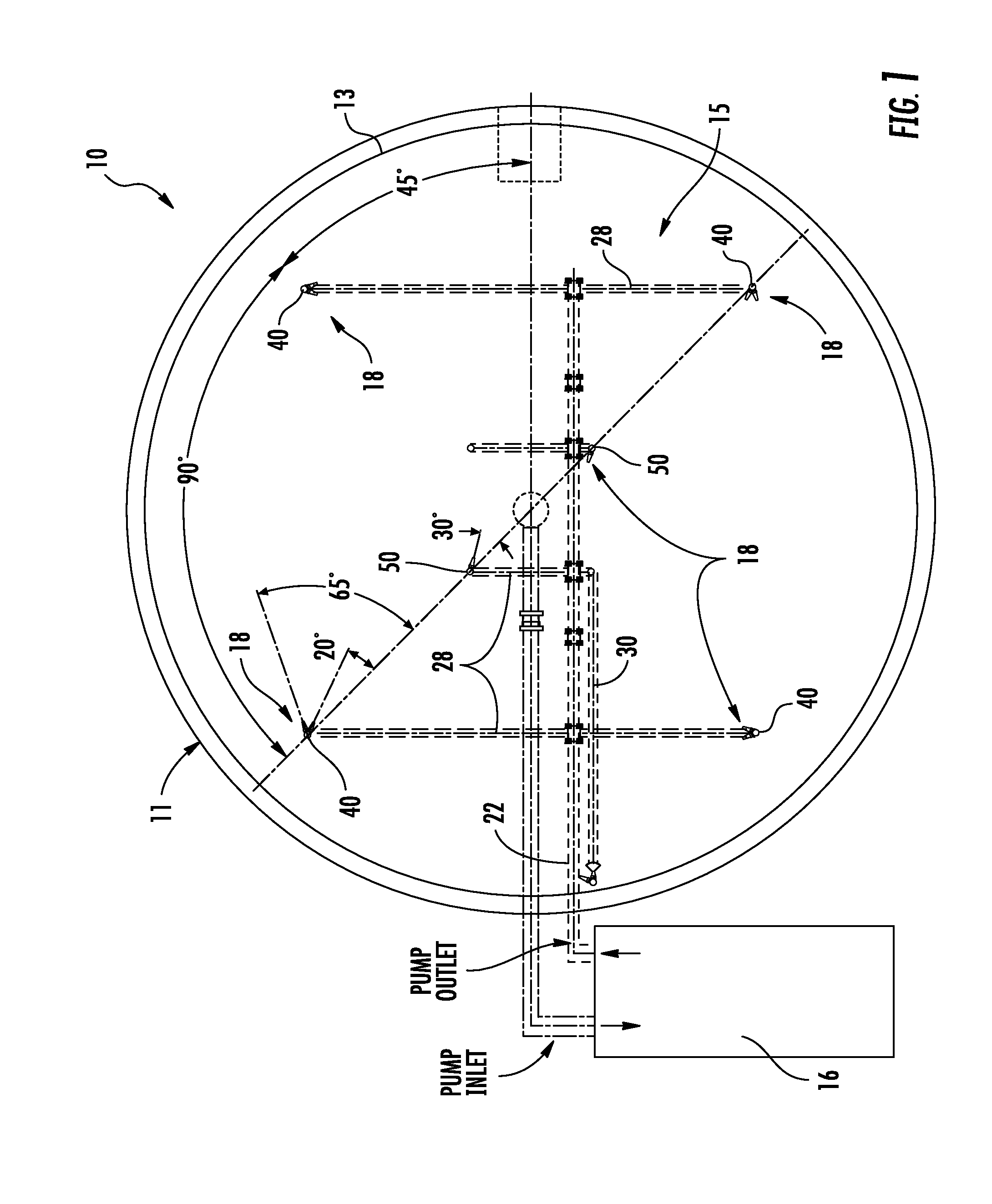 System Having Foam Busting Nozzle and Sub-Surface Mixing Nozzle