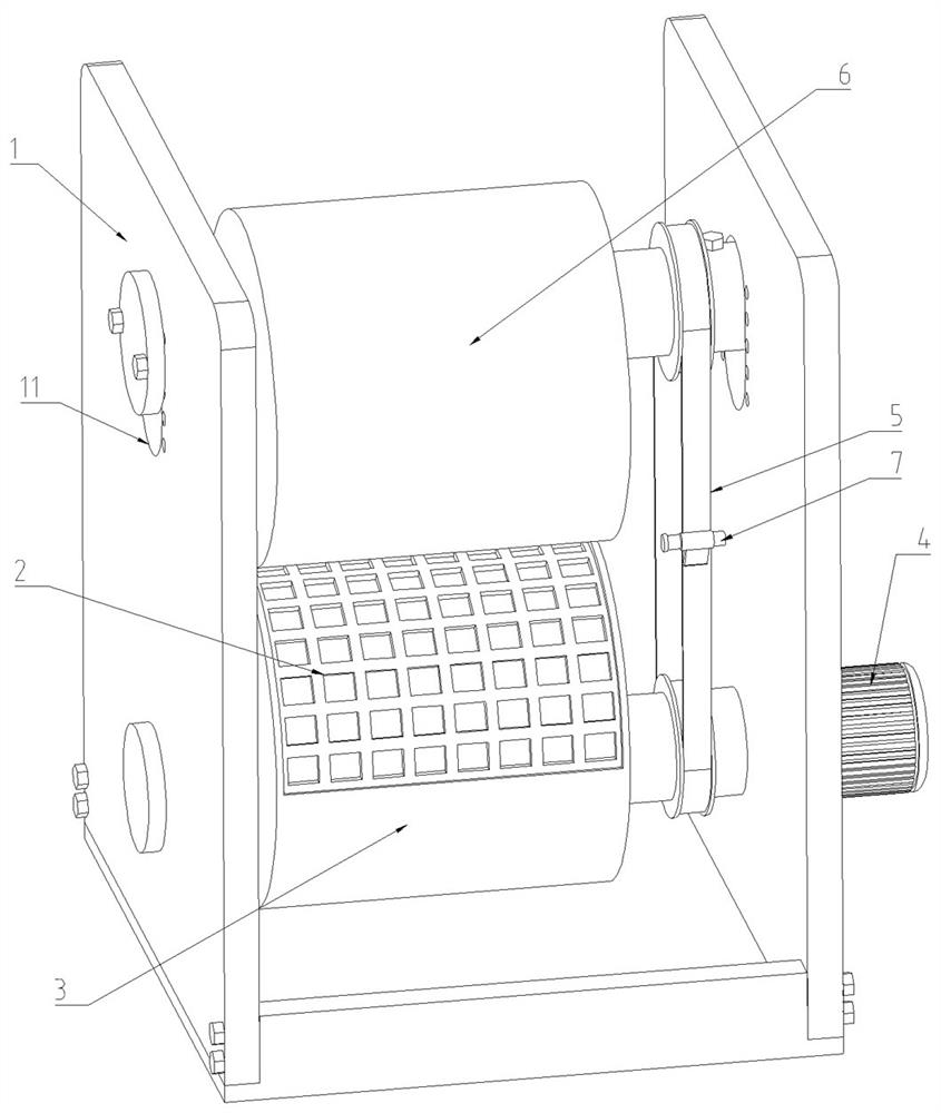 Asphalt adhesive force testing device for road construction