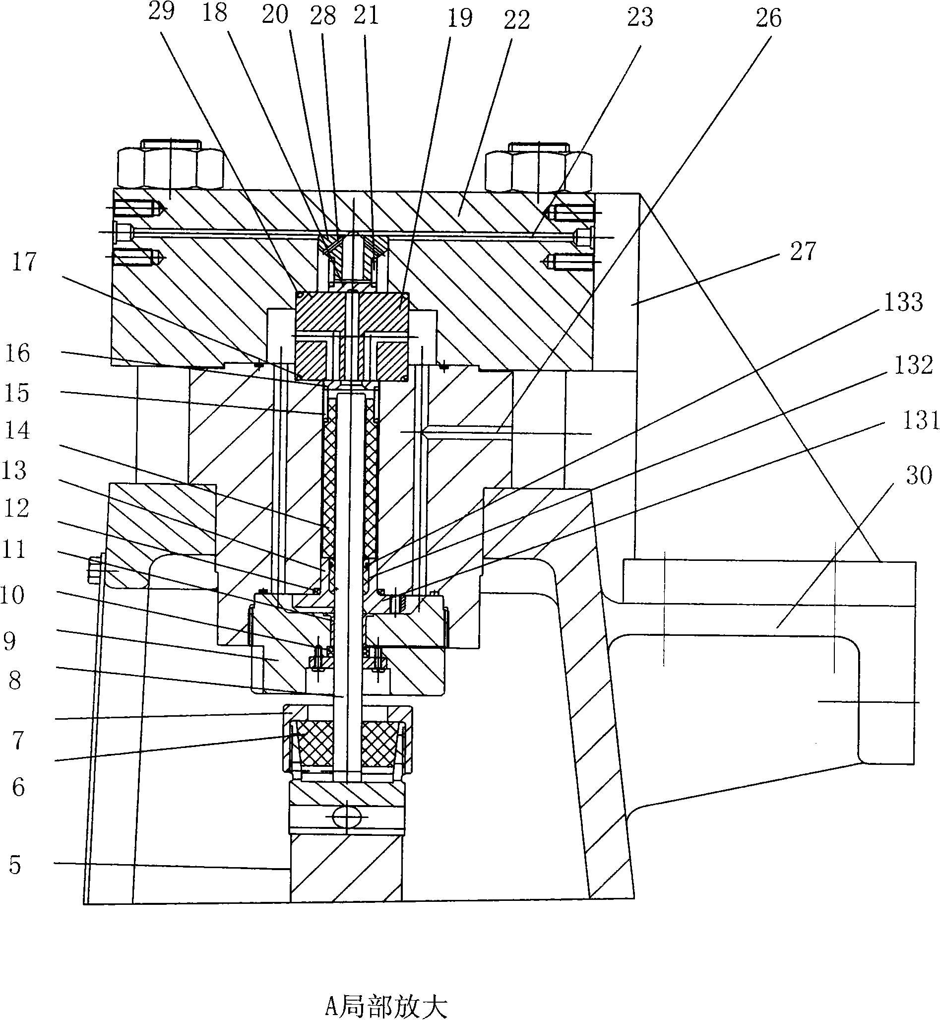 Ultra-high pressure three-plunger pump